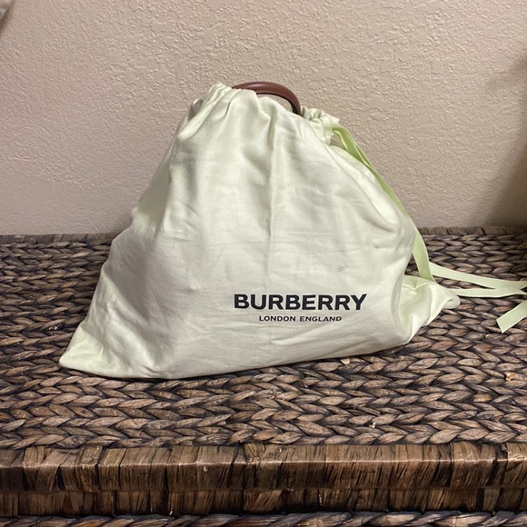 {Burberry} Monogram Cube Bowling Bag - Picture 5 of 12